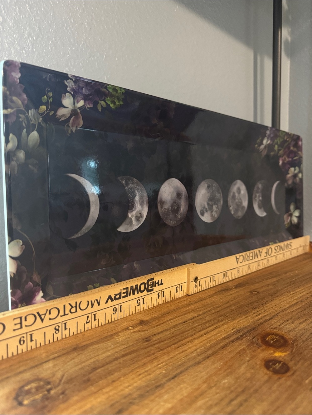 Moon Phase Art Tray - Purple Floral - Picture 6 of 8